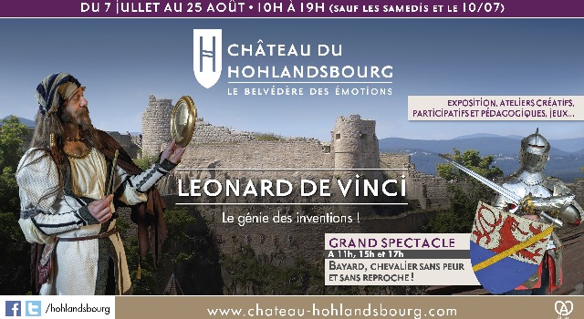 L Onard De Vinci Le G Nie Des Inventions Au Ch Teau Du Hohlandsbourg